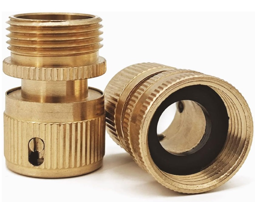 Hose Connector Snap-On Female with Male Thread 3/4in BSP for Brass Water Fitting