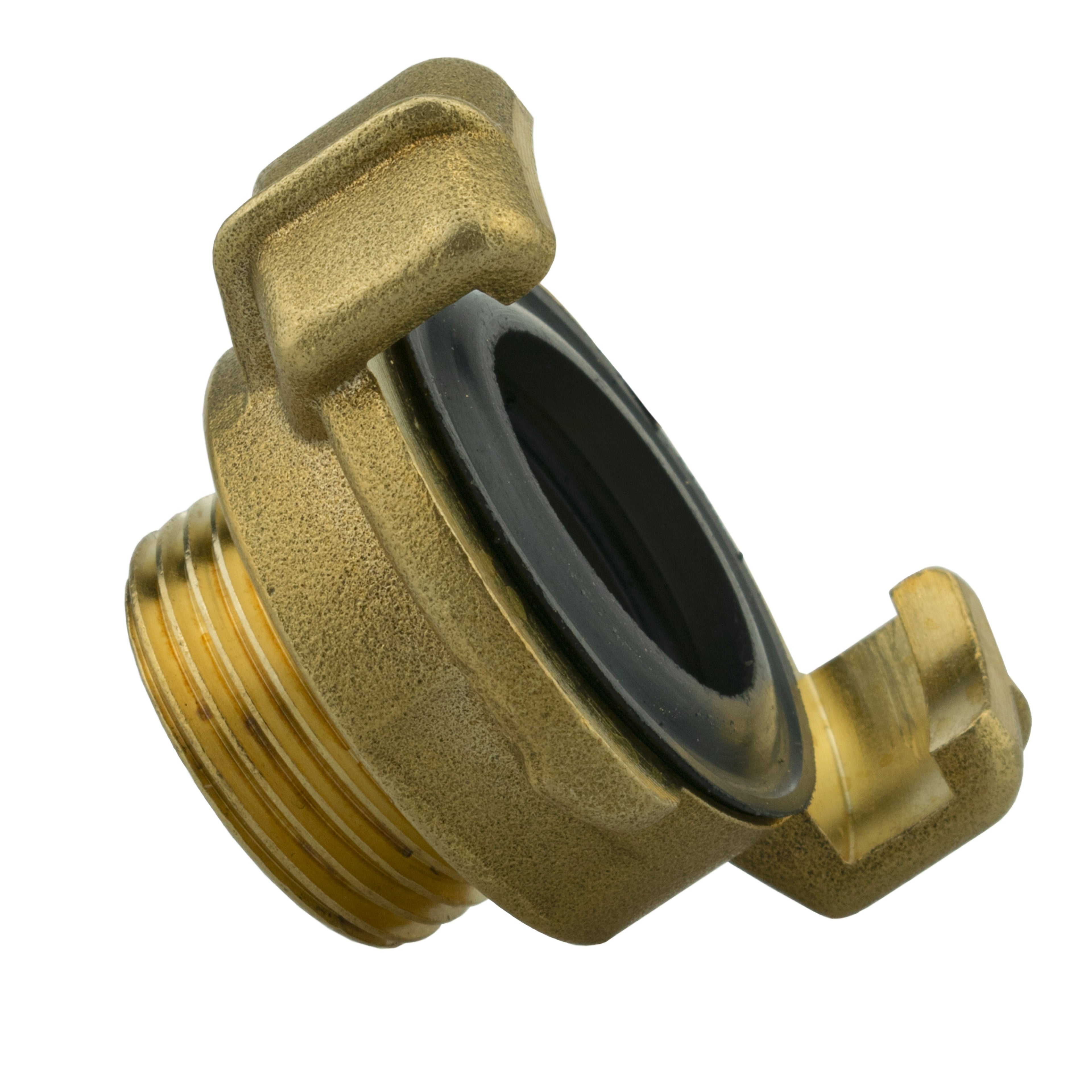 Wall Flange Kit 25mm MDPE + Large Plastic Valve + Geka for Garden Irrigation Kit