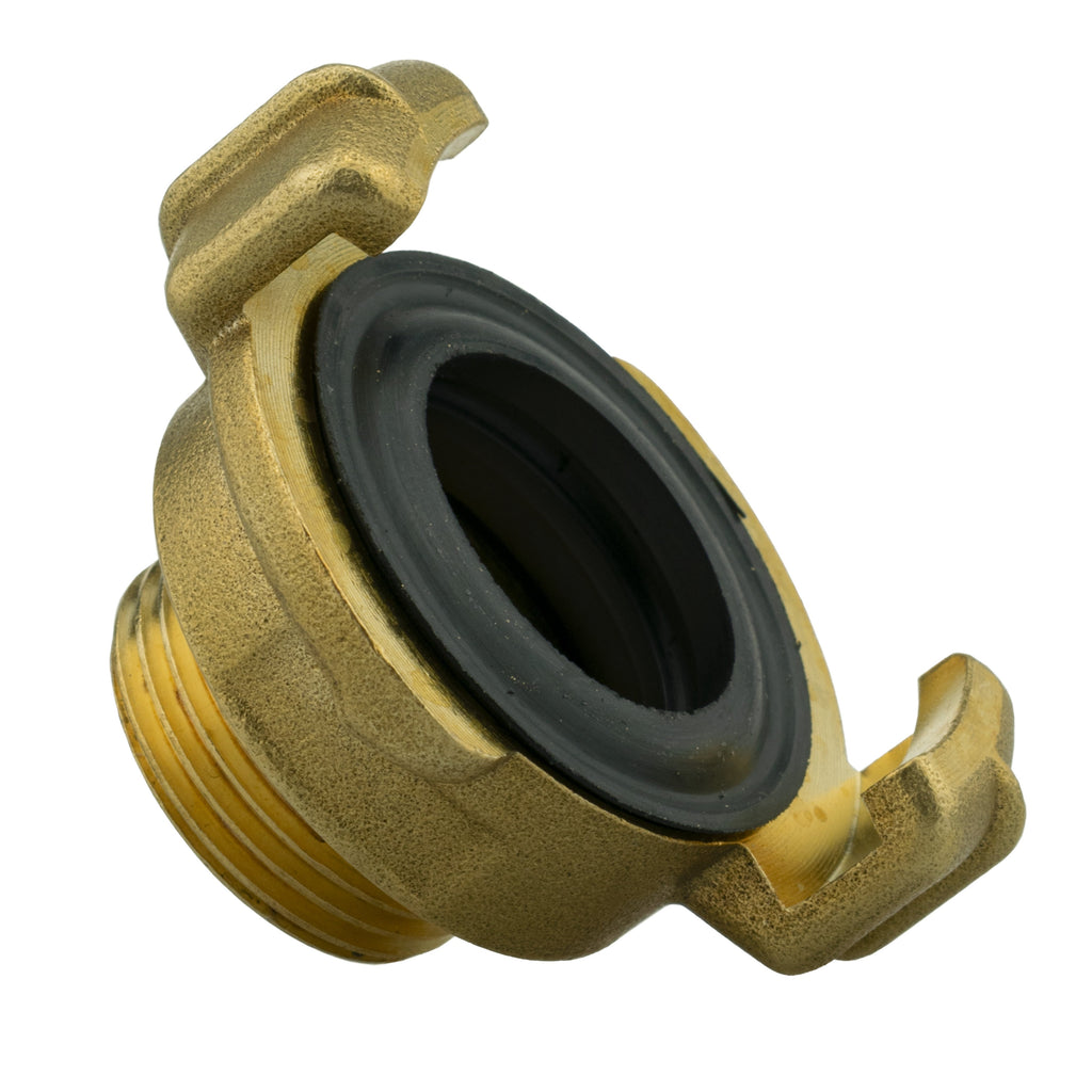 Wall Flange Kit 25mm MDPE + Large Plastic Valve + Geka for Garden Irrigation Kit
