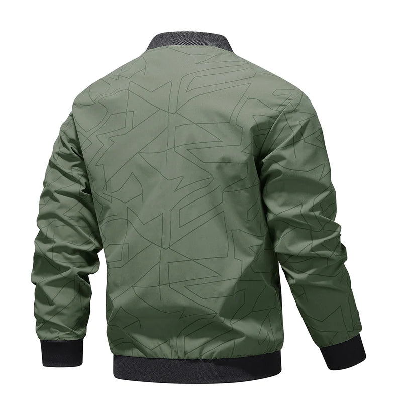 Men's Baseball Collar Casual Jacket