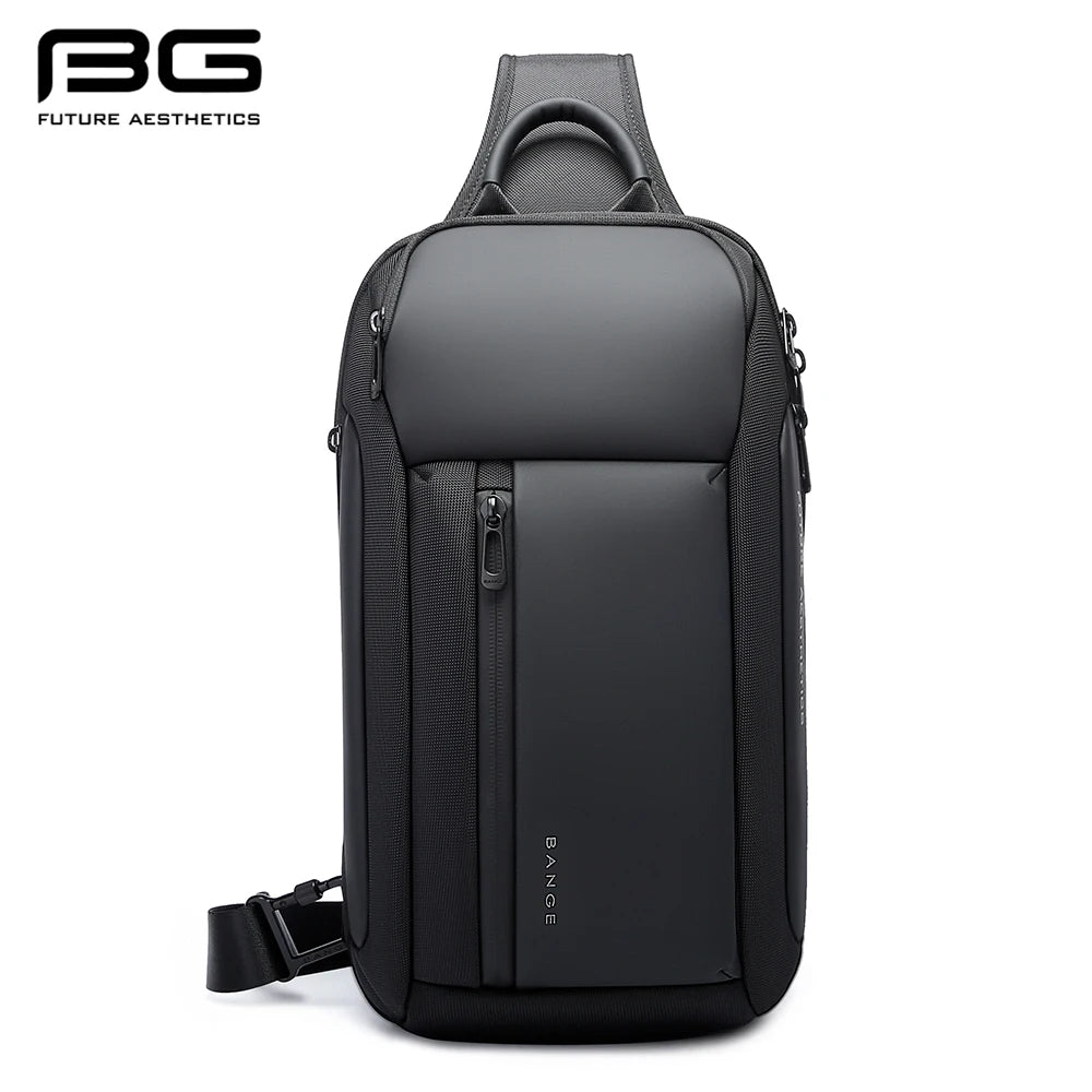 Bange Waterproof Oxford Chest Bag – Men's Crossbody Satchel