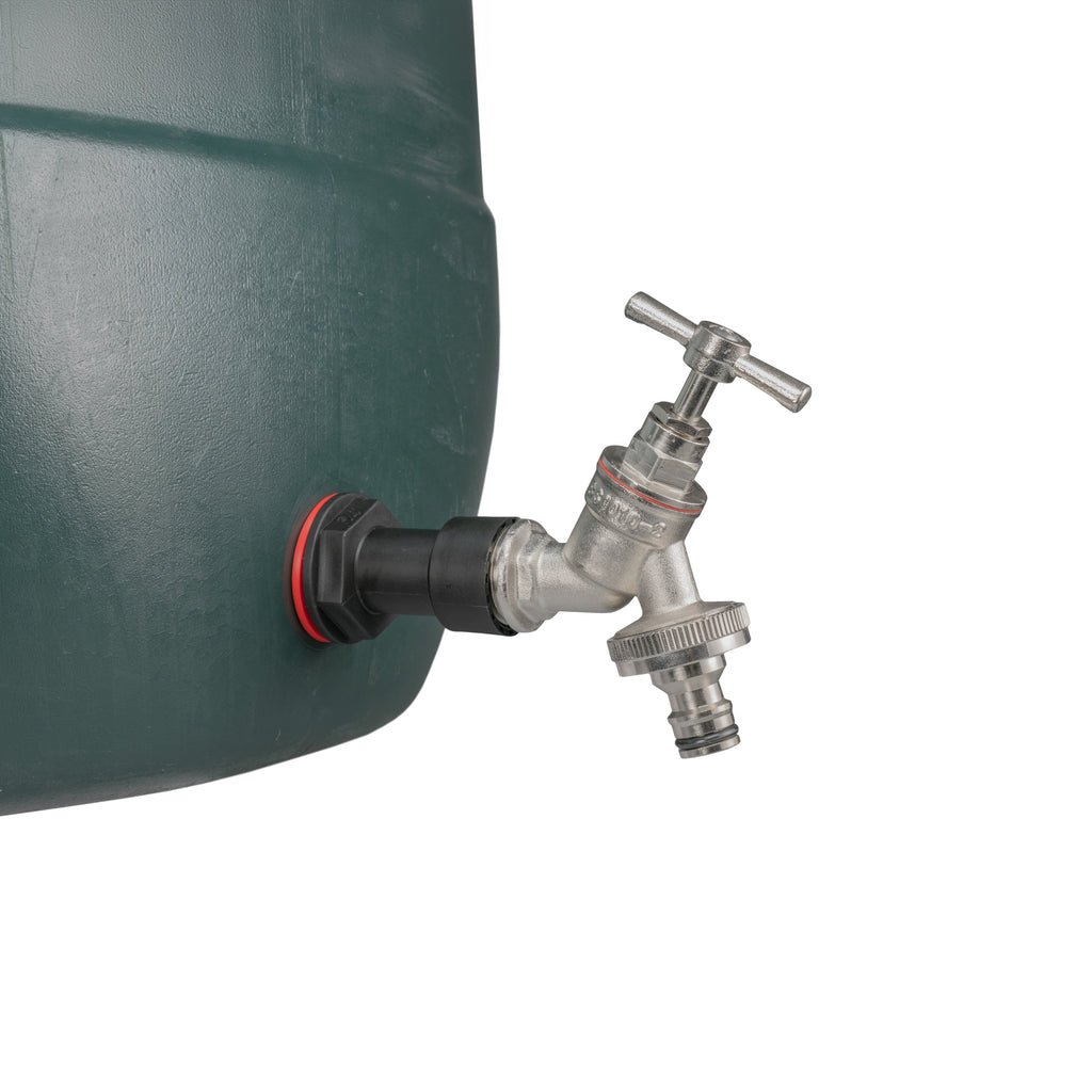 Water Butt Extension Kit 1/2in with Nickel Plated Quick Connect Tap Tap Adapter