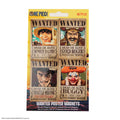 One Piece Wanted Posters Magnet Set