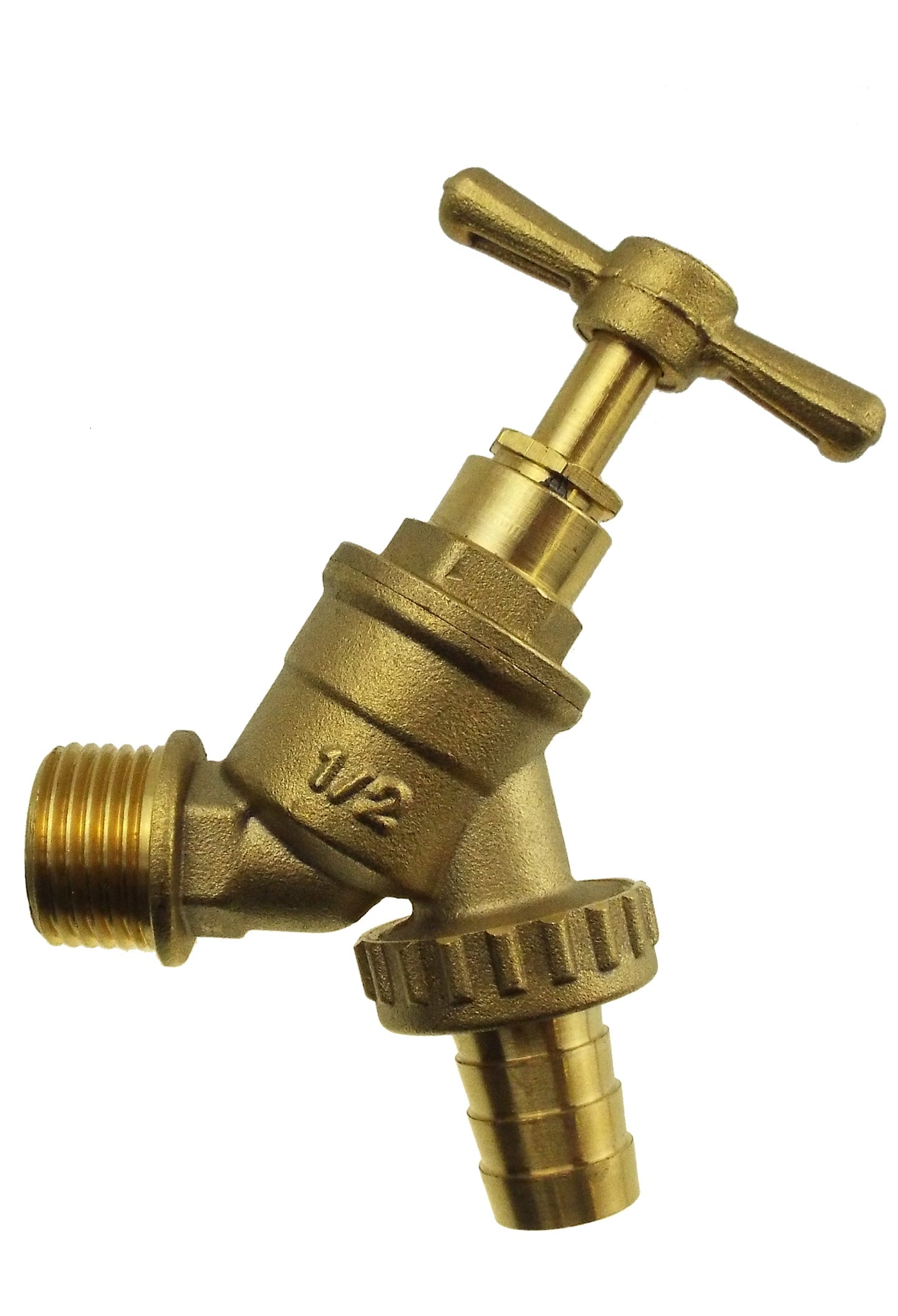 Garden Bib Tap Brass 1/2in BSPM Inlet Outdoor Watering Kit Garden Irrigation Kit